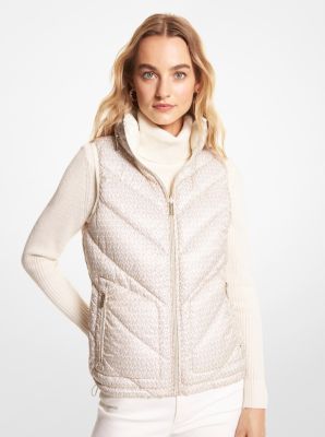 Tall EDITION Oversized Funnel Neck Padded Gilet