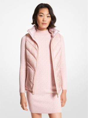 Michael kors vest best sale pink