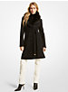 Faux Fur-Collar Wool Blend Coat image number 0