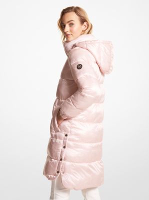 Michael kors quilted satin on sale puffer