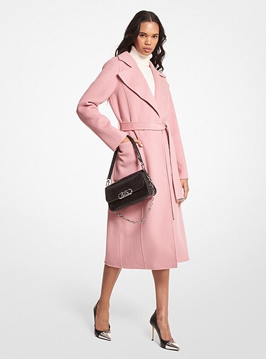 Aprender acerca 59+ imagen michael kors pink coat
