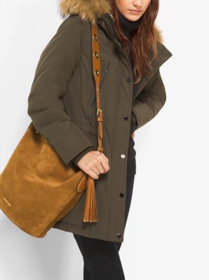 michael kors fur trimmed parka