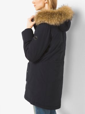 Michael kors jacket shop with fur collar