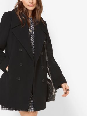 Michael kors cheap black pea coat