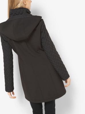 Mixed-Media Trench Coat