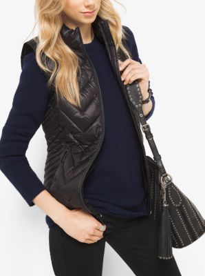 Quilted Nylon Vest image number 0