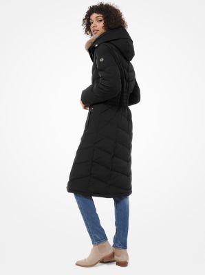 Faux Fur Trim Quilted Puffer Coat Michael Kors Canada