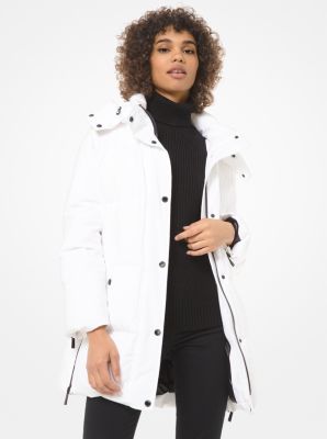 michael kors white coat