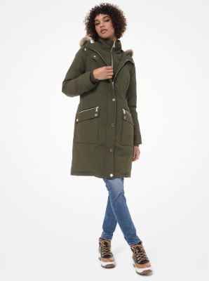 michael kors fur trimmed parka