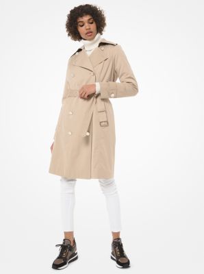 Cotton-Blend Trench Coat | Michael Kors