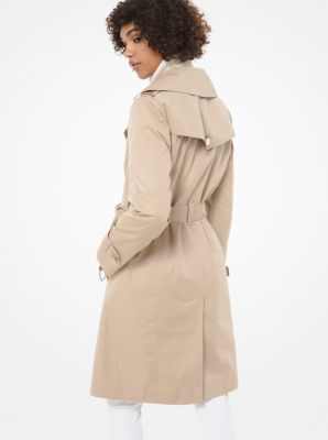 Cotton-Blend Trench Coat
