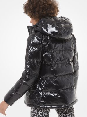 michael michael kors zip quilted puffer jacket