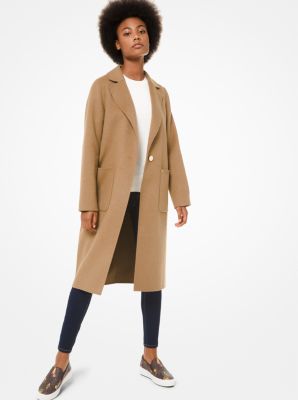 Michael kors hot sale coat wool