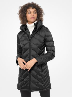 Quilted Nylon Packable Puffer Coat Michael Kors