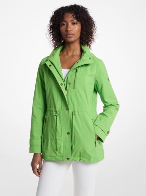 Anorak à capuchon tissé