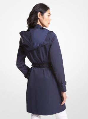 Mini monogram jacquard trench coat - Women