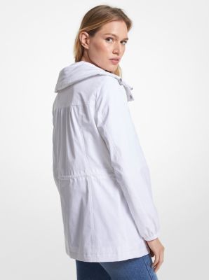 Logo Print Woven Anorak | Michael Kors