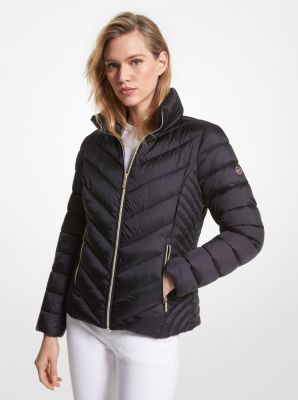 Quilted Nylon Packable Puffer Jacket Michael Kors