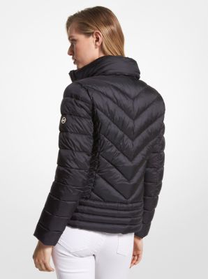 Michael kors packable nylon puffer online jacket