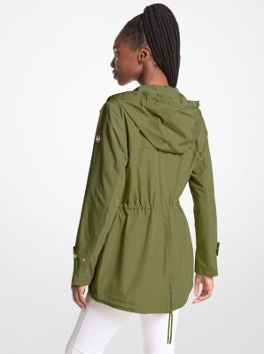 Woven Hooded Anorak | Michael Kors