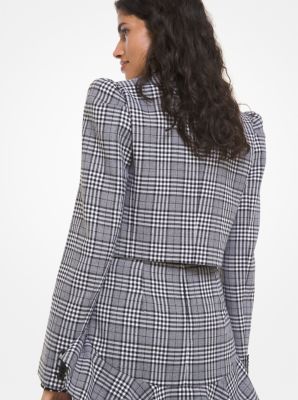 Glen Plaid Wool Spencer Jacket image number 1