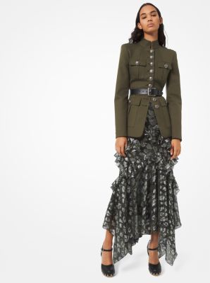 michael kors military jacket