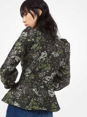 Black Brocade Admiral Coat