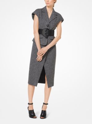 Michael kors outlet houndstooth jacket