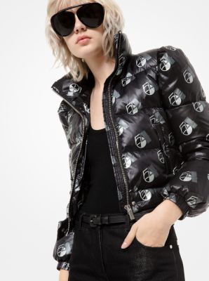 michael kors nylon puffer jacket