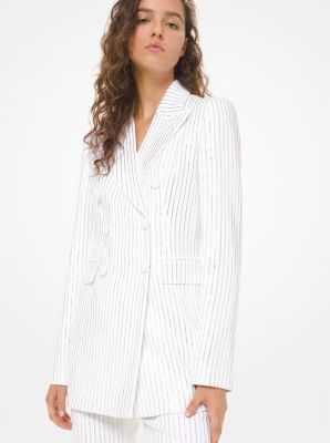 michael kors pinstripe suit