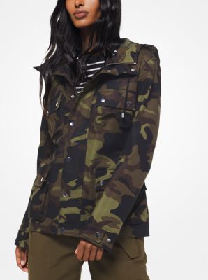 Camouflage Stretch Cotton-Broadcloth 