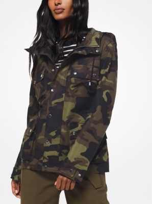 Michael kors on sale camouflage coat