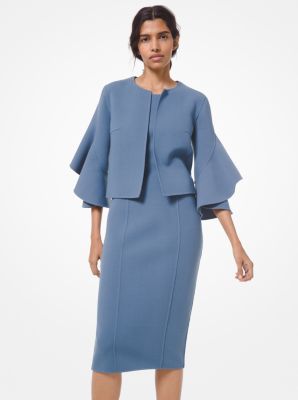 ruffle sleeve cardigan