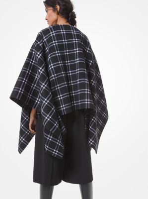 Michael kors hot sale tartan cape