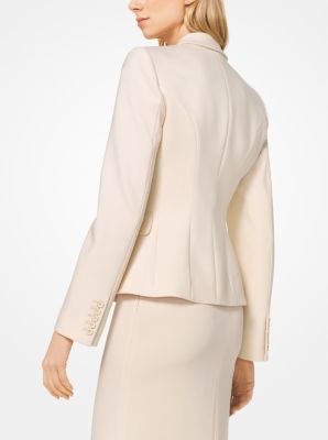 Stretch crepe fabric Leo blazer