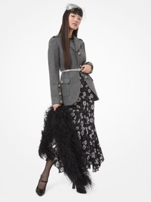 Wool Melton Military Jacket