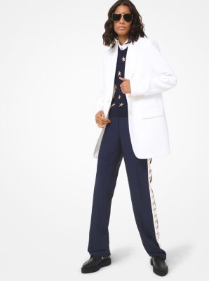 Double Crepe Sable Boyfriend Blazer Michael Kors