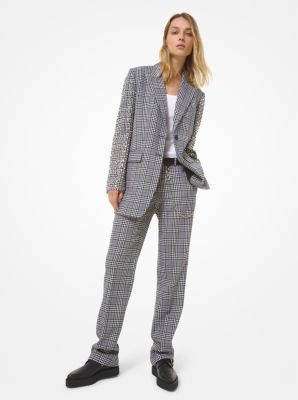 michael kors plaid blazer