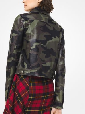 Michael kors womens store camo jacket