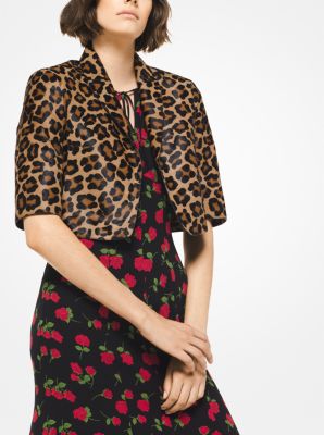 Leopard bolero clearance jacket