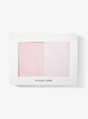 Ensemble de 2&nbsp;bavoirs en coton &agrave; logo pour b&eacute;b&eacute; in ROSE P&Acirc;LE | Michael Kors