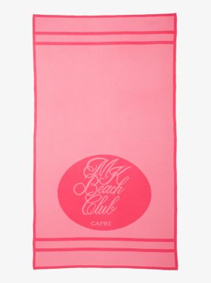 Serviette MK&nbsp;Beach Club en coton et en cachemire