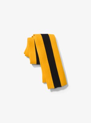 michael kors scarf yellow