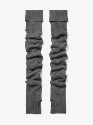 Ribbed Cashmere Arm Warmers | Michael Kors