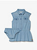Chambray Dress and Bloomer Baby Set image number 0