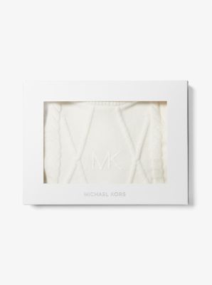 Robe pour b&eacute;b&eacute; en tricot et &agrave; logo in CR&Egrave;ME | Michael Kors
