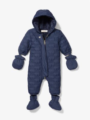 Quilted Signature Logo Baby Snowsuit Michael Kors Canada