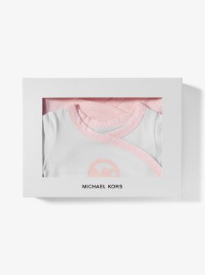 2 Pack Logo Cotton Baby Onesie Gift Set Michael Kors