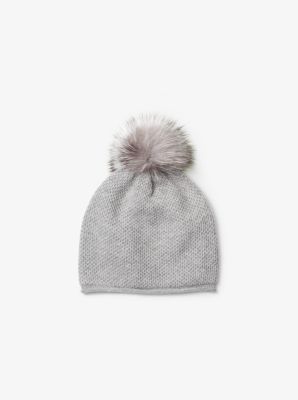 michael kors pom pom hat