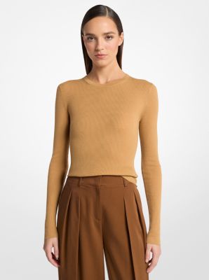 Su&eacute;ter Hutton de cachemir liviano